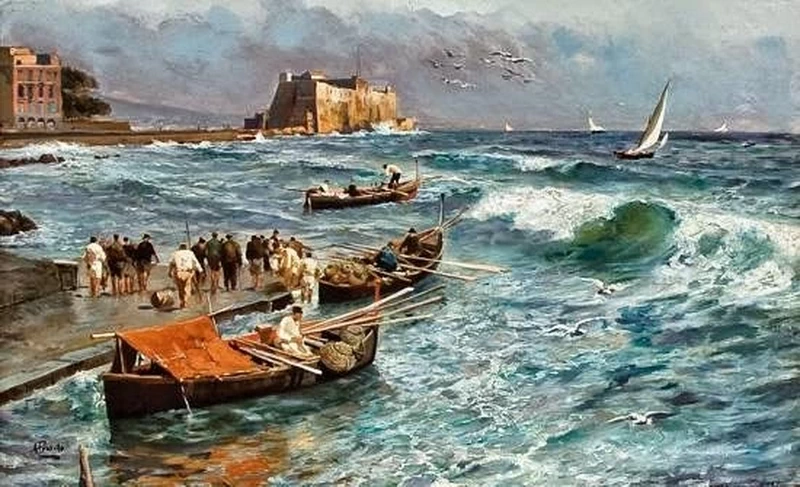   86-Attilio Pratella pecatori, mare